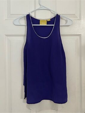 Maeve Deep Purple Sleeveless Tank silk sz 0